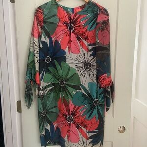 vilagallo floral dress